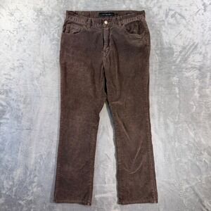 Vintage Calvin Klein Corduroy Bootcut‎ Jeans Women's Size 10 Brown Denim Pants